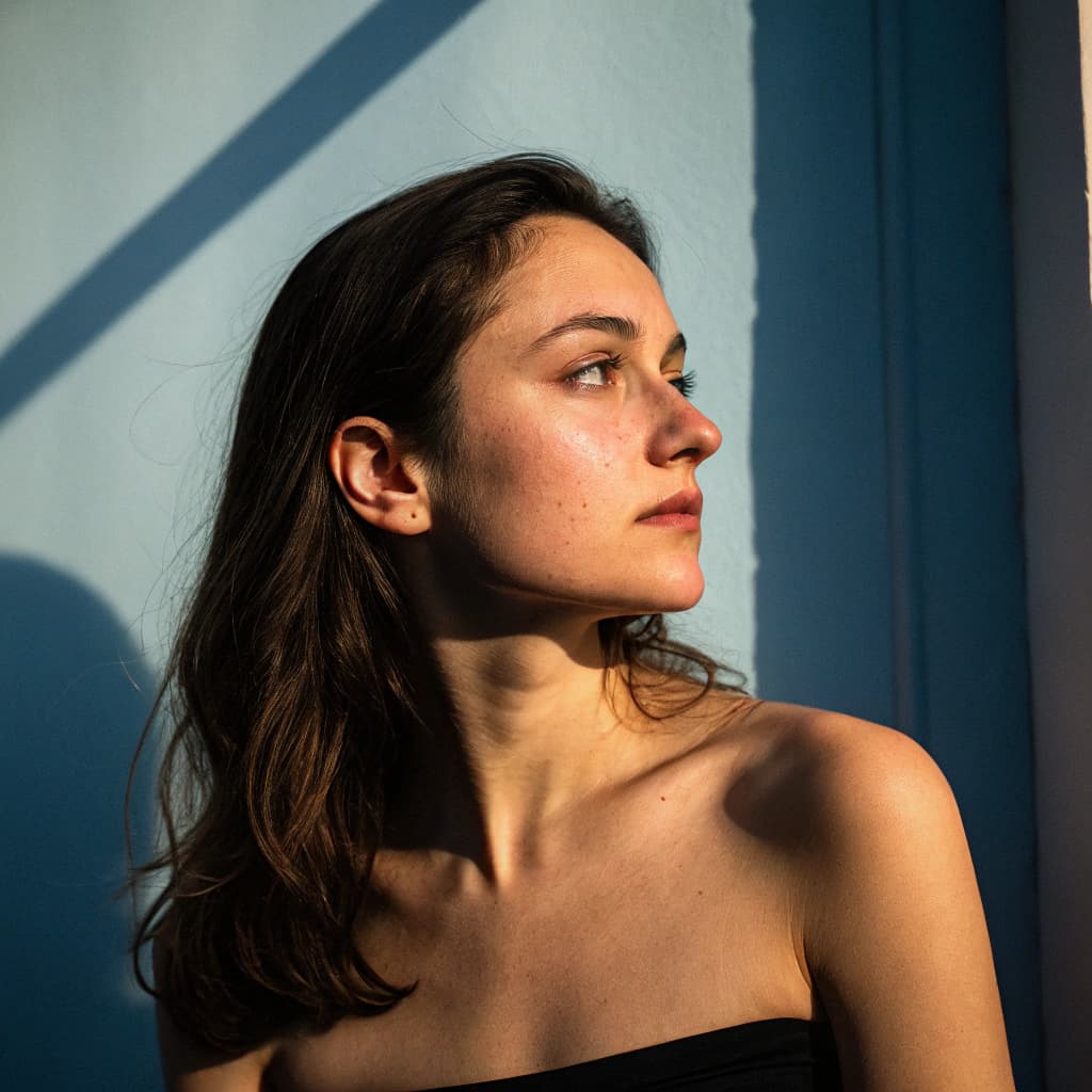 Original portrait photo before anime transformation